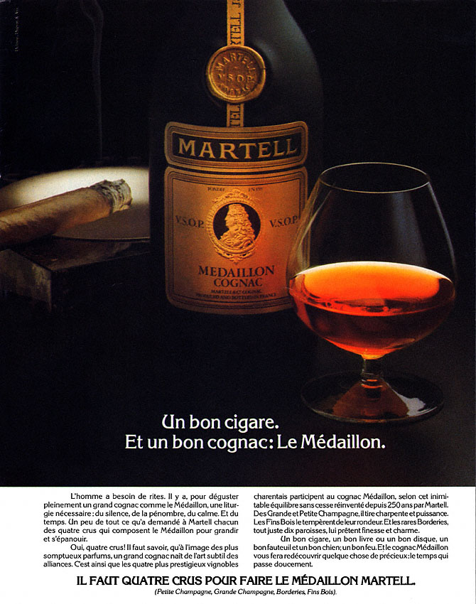 Publicité Martell 1978