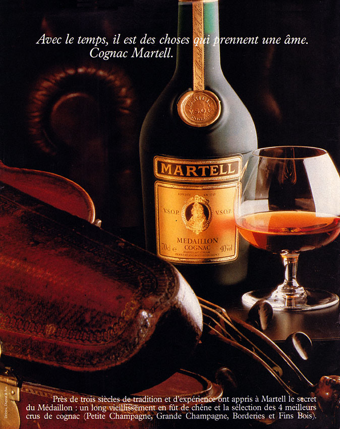 Publicité Martell 1980