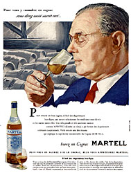 Publicit Martell 1957