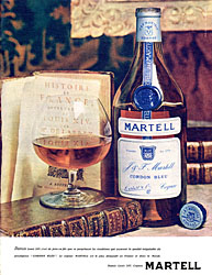 Publicit Martell 1962