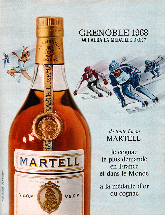 Publicité Martell 1967