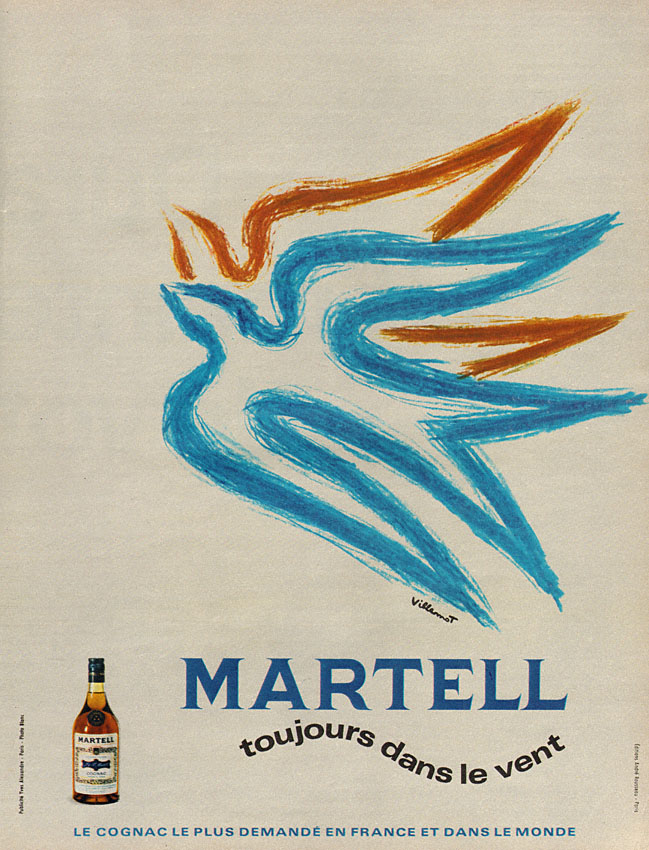 Publicité Martell 1968