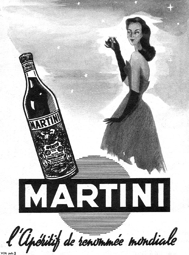 Publicité Martini 1952