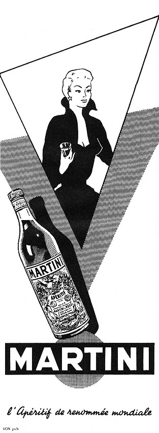 Publicité Martini 1952