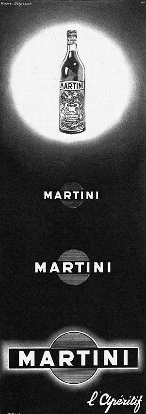 Publicité Martini 1954