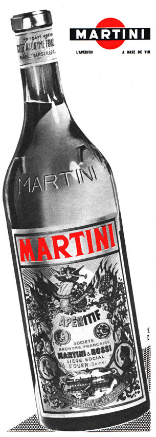 Publicité Martini 1956