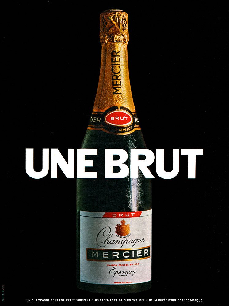 Publicit� Mercier 1969