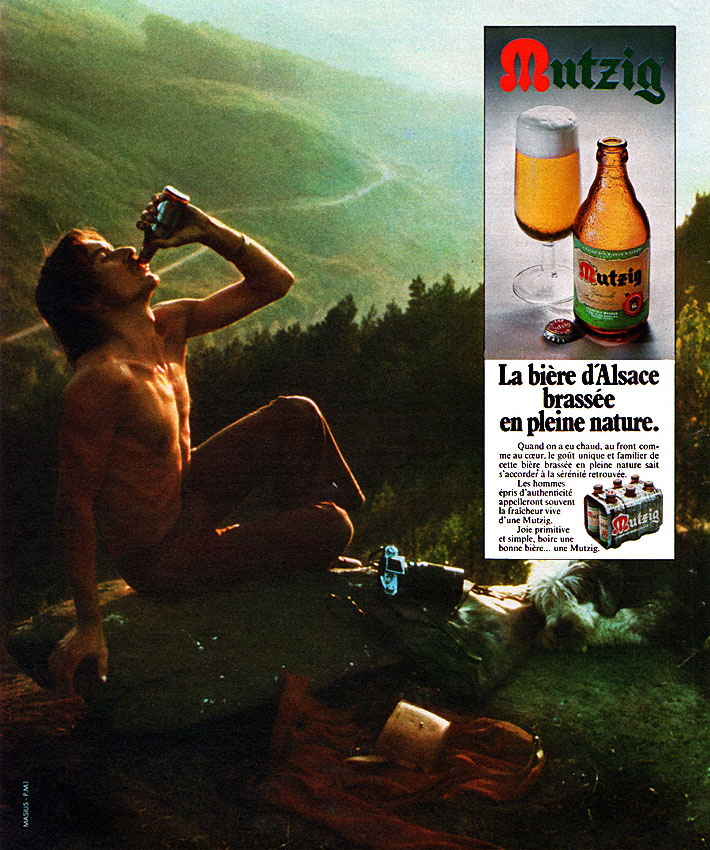 Publicité Mutzig 1973