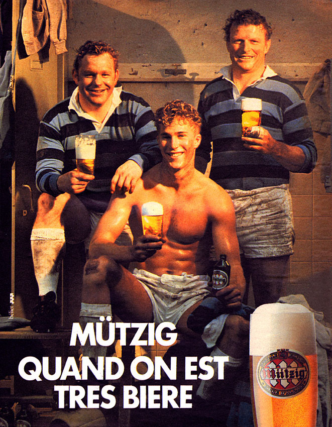 Publicité Mutzig 1985