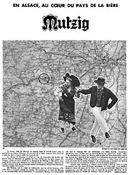 Publicit Mutzig 1956