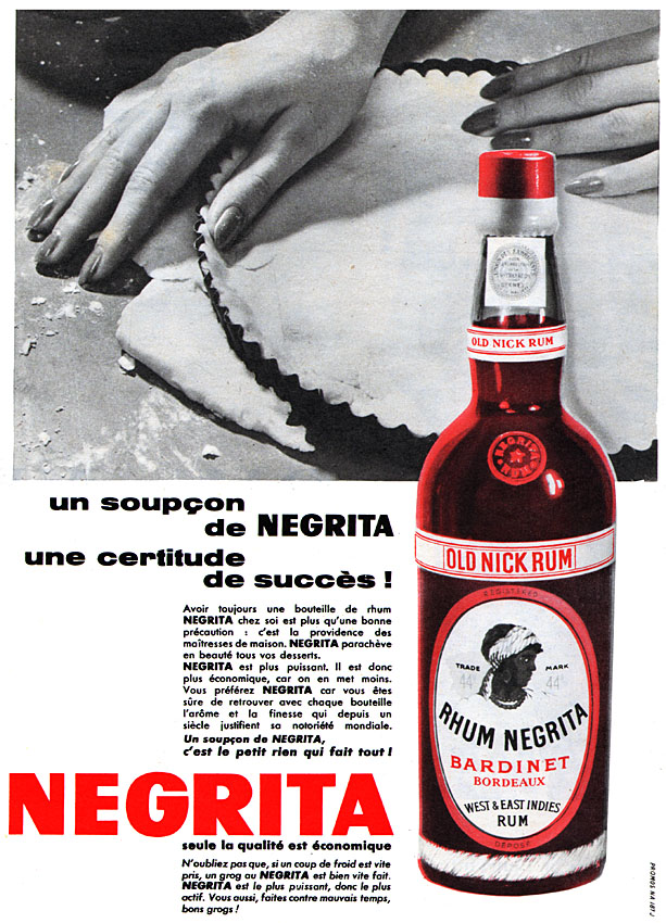 Publicité Negrita 1956