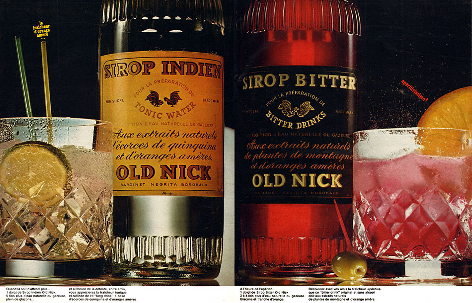 Publicité Old nick 1968