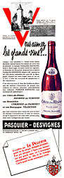 Publicit Pasquier-Desvignes 1960