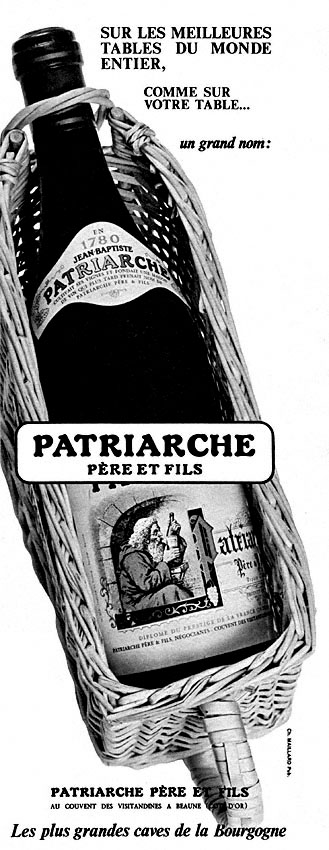 Publicité Patriarche 1970