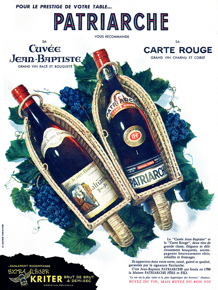 Publicité Patriarche 1959