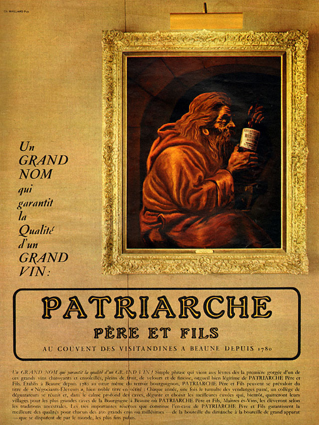 Publicité Patriarche 1967