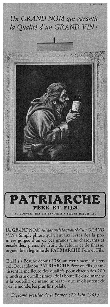 Publicit� Patriarche 1967