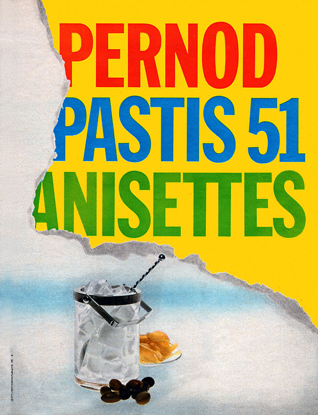 Publicité Pernod 1971