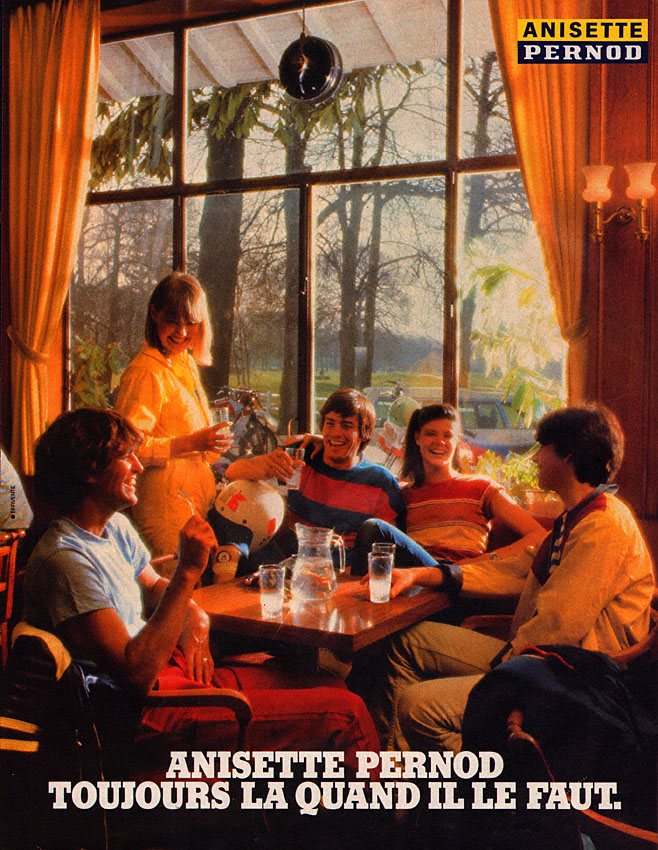 Publicité Pernod 1980
