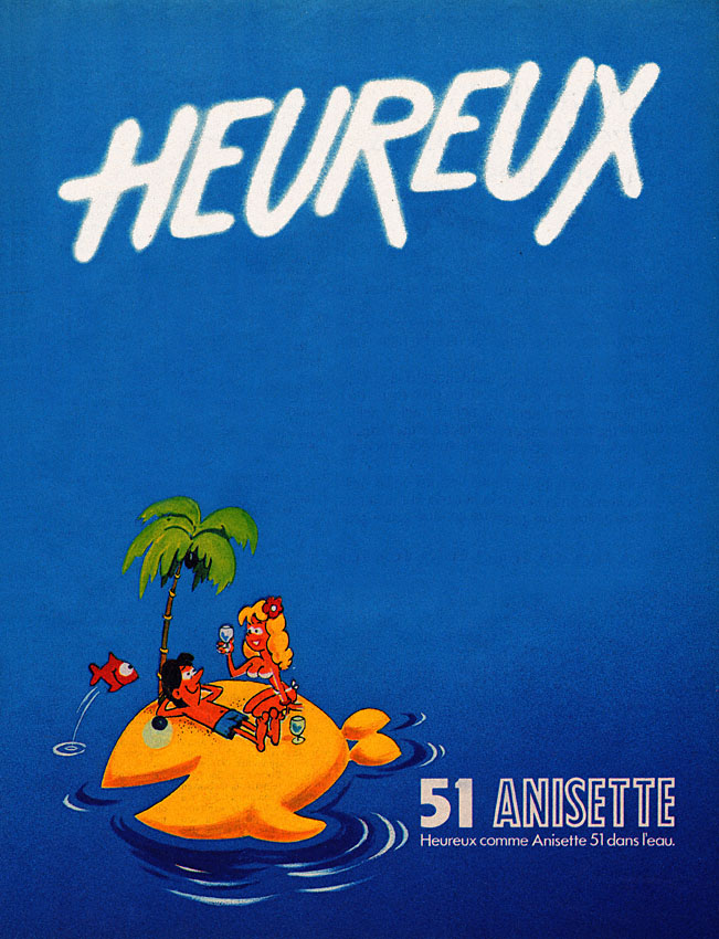 Publicité Pernod 1980