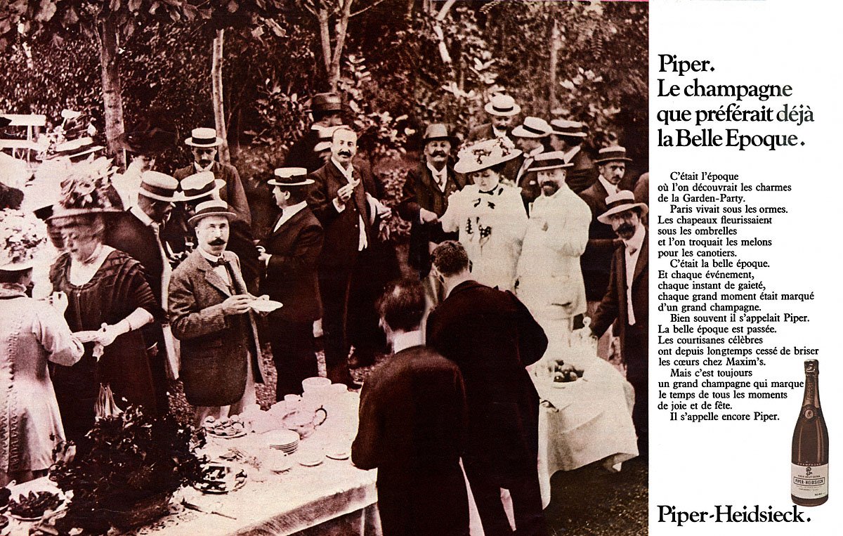 Publicit� Piper Heidsieck 1969