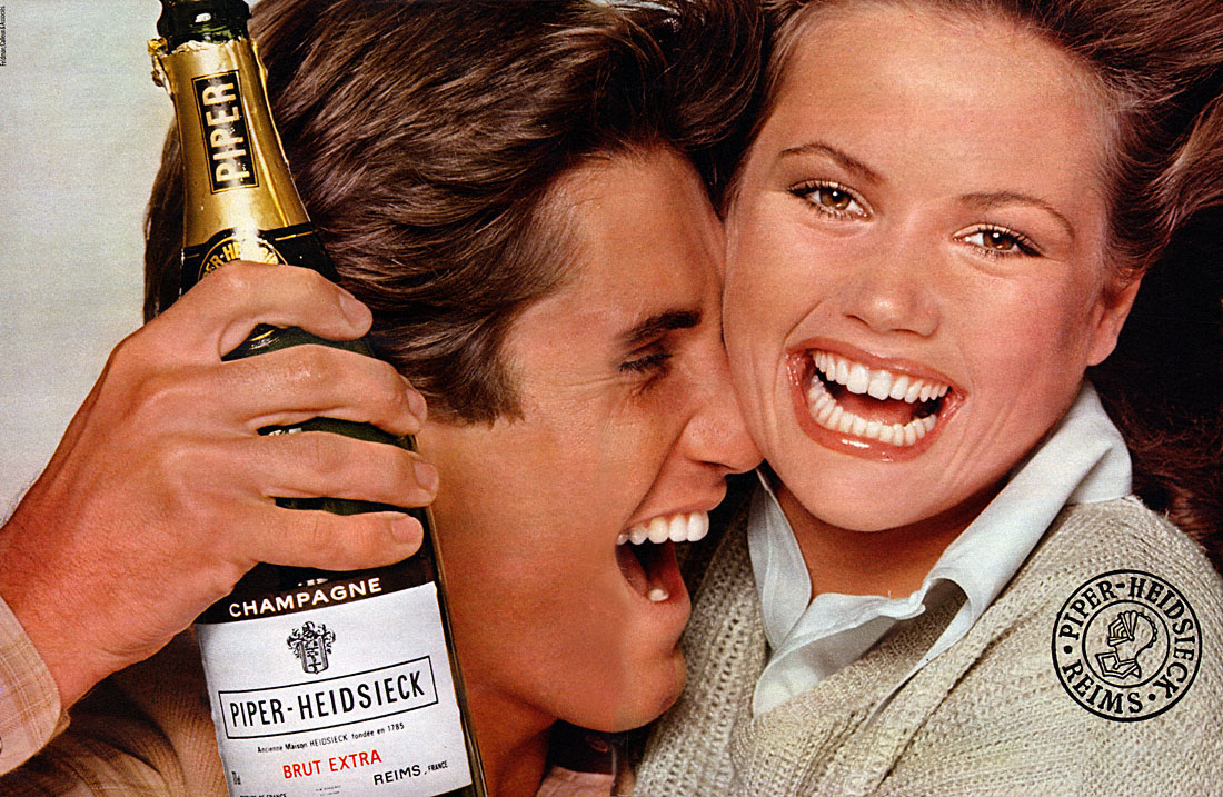 Publicité Piper Heidsieck 1977