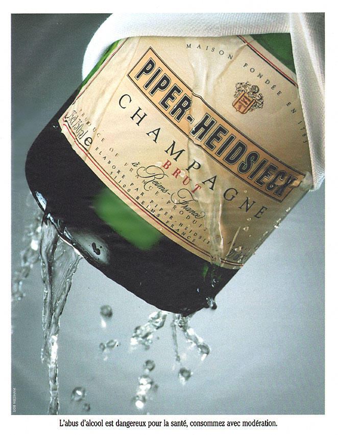 Publicité Piper Heidsieck 1991