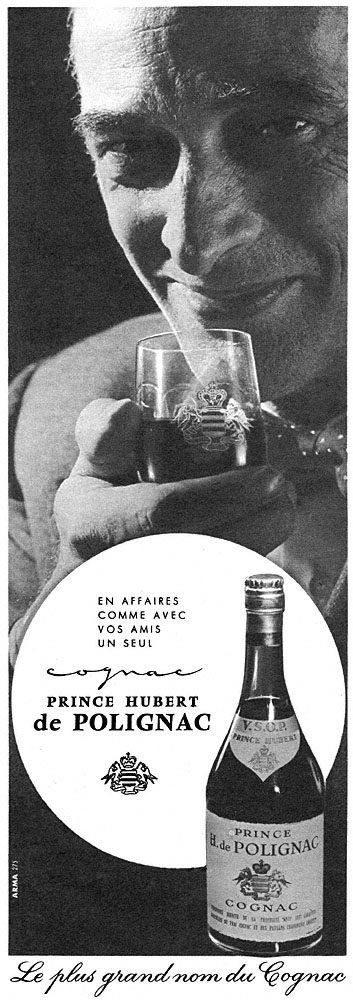 Publicité Polignac 1958