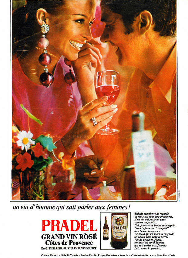 Publicité Pradel 1969