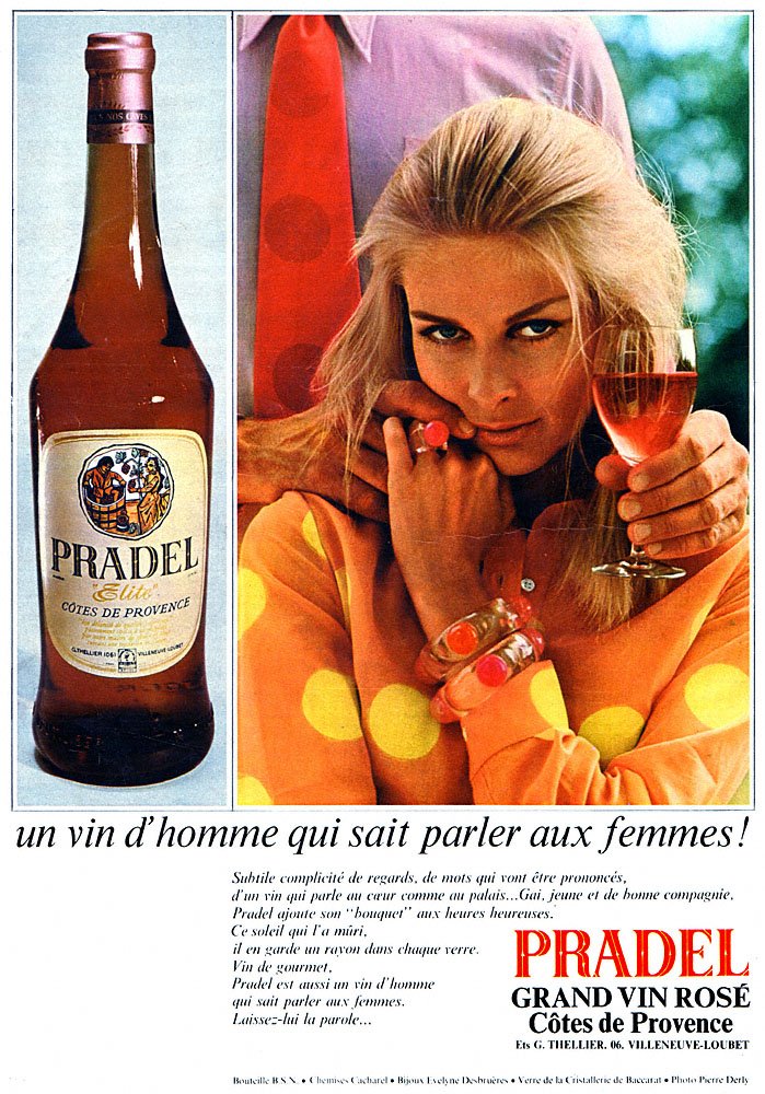 Publicit� Pradel 1970