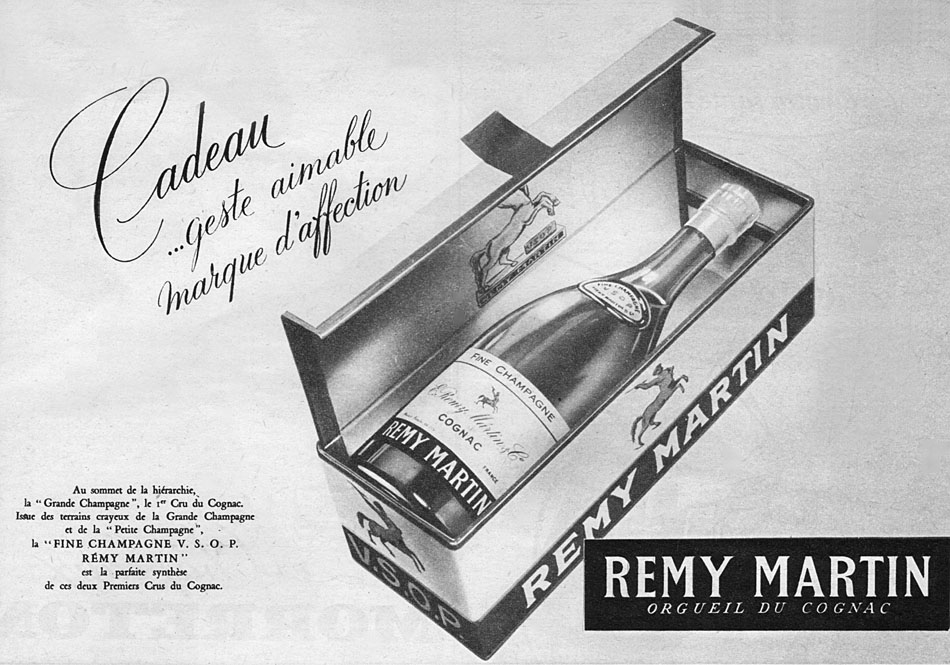 Publicité Remy Martin 1951