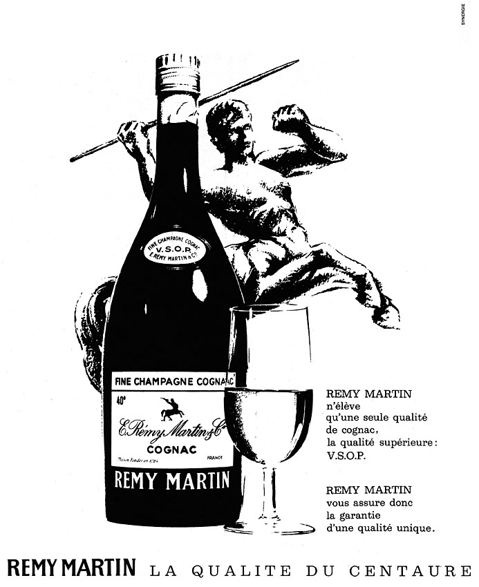 Publicité Remy Martin 1962