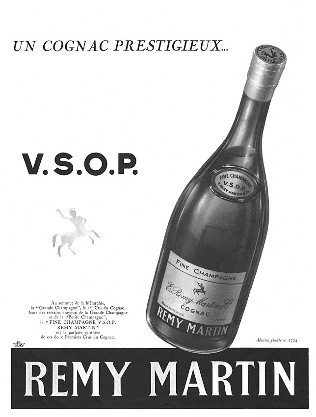 Publicité Remy Martin 1950