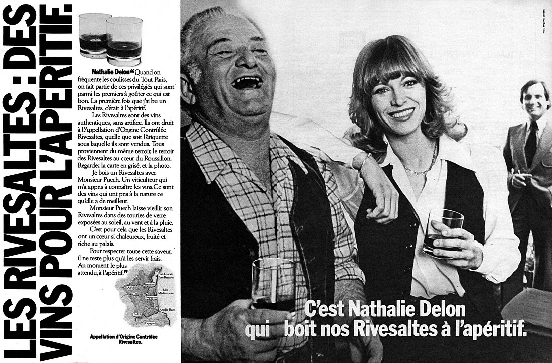 Publicité Rivesaltes 1976