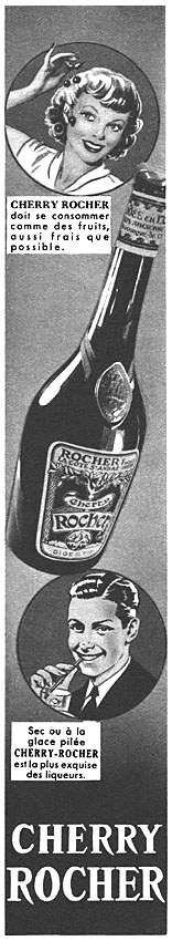 Publicité Rocher 1953