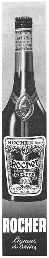 Publicité Rocher 1955