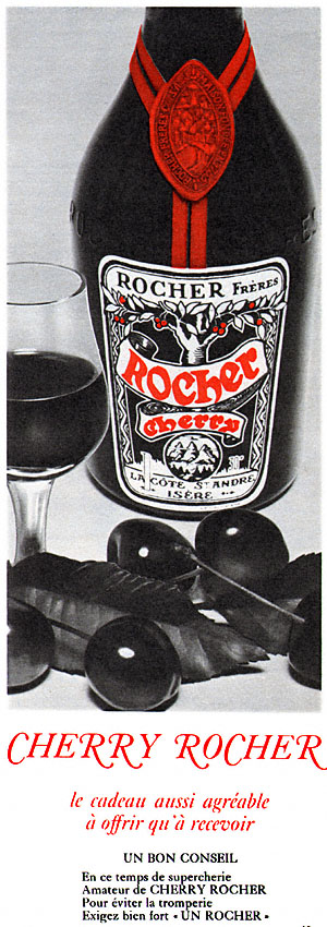 Publicité Rocher 1965