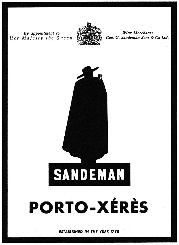 Publicité Sandeman 1959