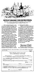 Publicit Savour Club 1978