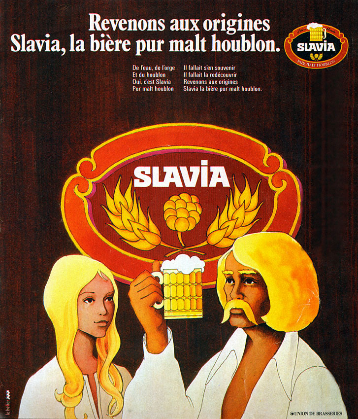 Publicité Slavia 1974