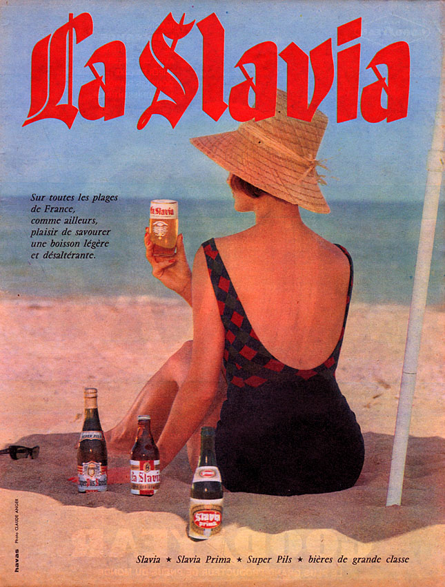 Publicité Slavia 1961