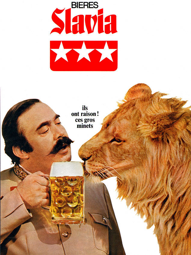 Publicité Slavia 1968