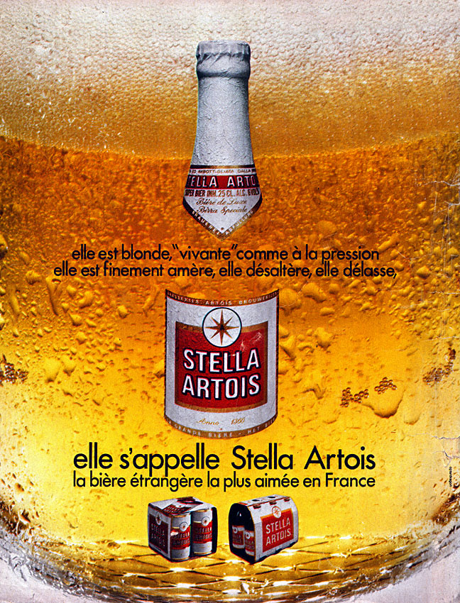 Publicité Stella Artois 1972