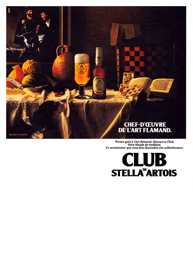 Publicité Stella Artois 1984