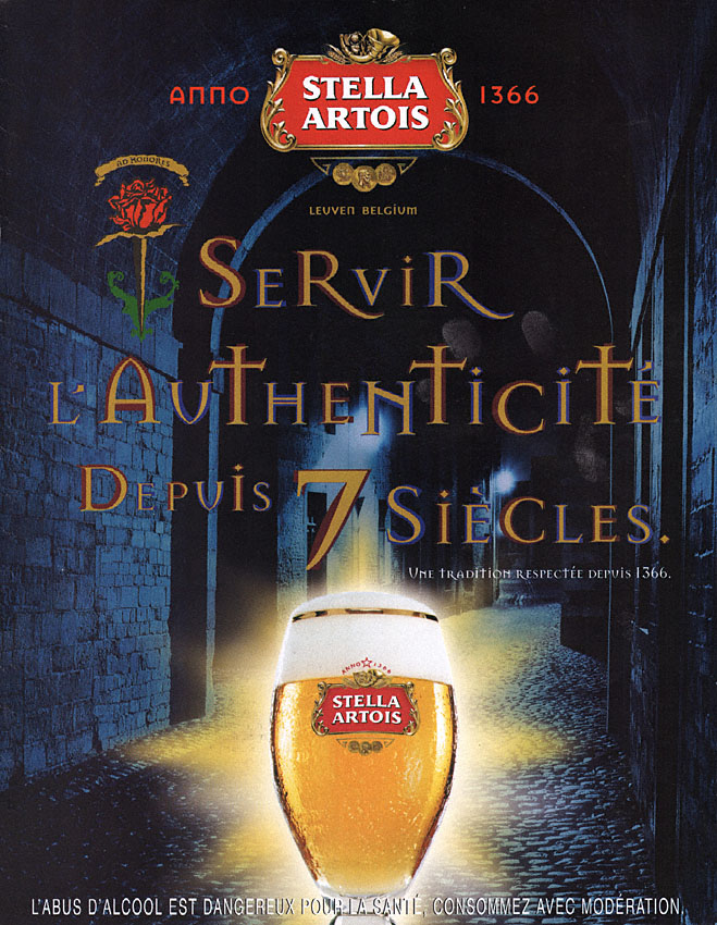 Publicité Stella Artois 2000