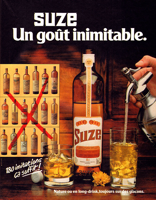 Publicité Suze 1981