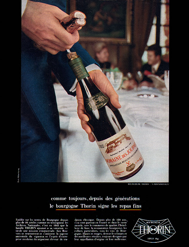 Publicité Thorin 1970