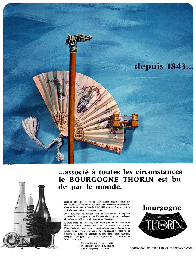 Publicité Thorin 1966