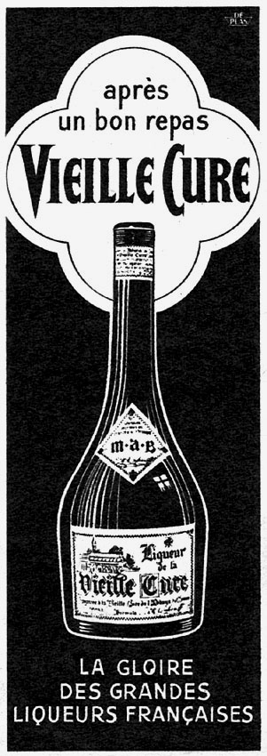 Publicité Vieille Cure 1951