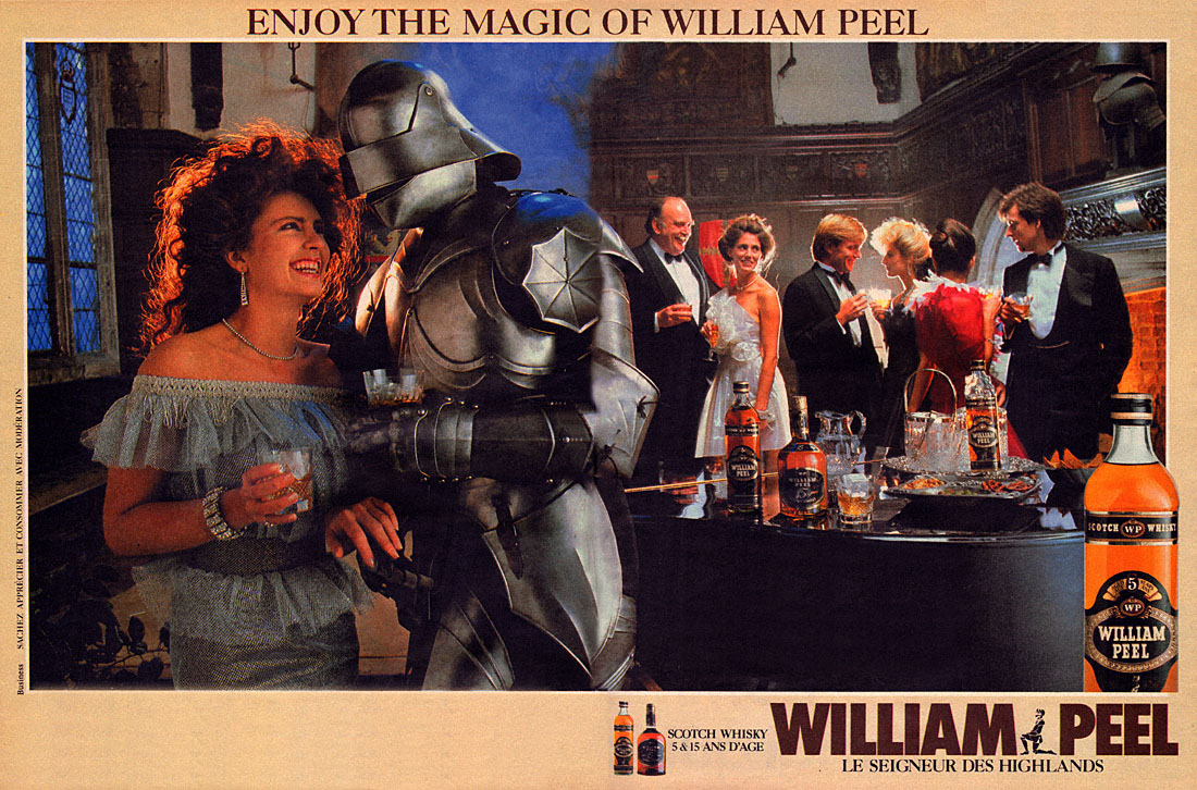 Publicité William Peel 1983